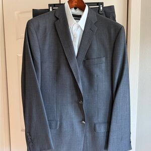 Calvin Klein suit.  Slim fit 46L jacket.  Pants Sz 34x34.  Shirt 17 1/2 slim fit